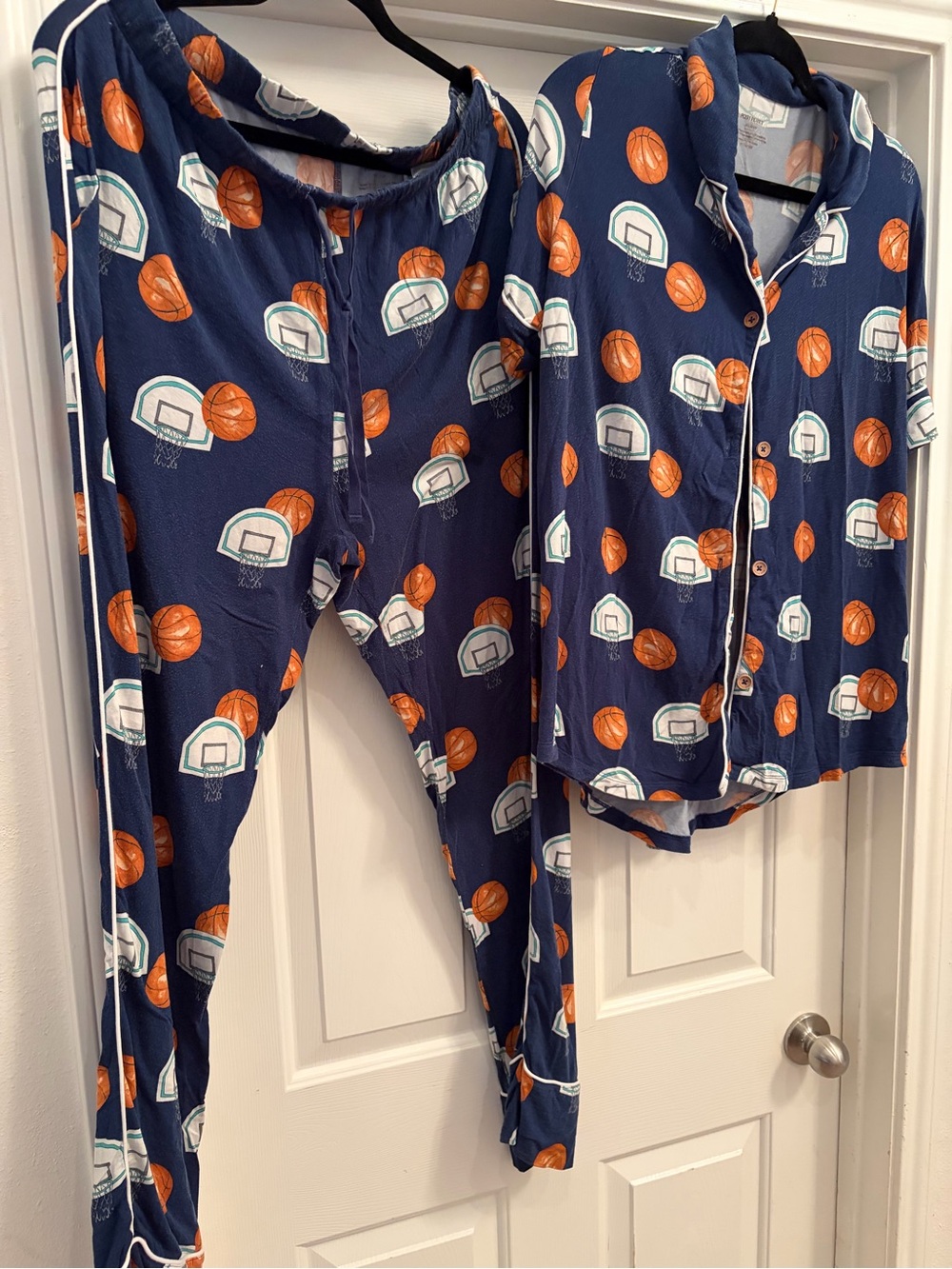 Posh Peanut Swish Basketball Women’s Bamboo Pajamas Size X-Large